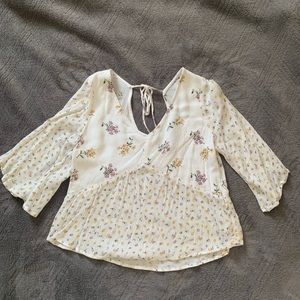 Hollister Floral Blouse